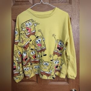 (S) Nickelodeon SpongeBob crop top